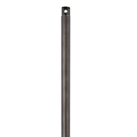 Aged Pewter Threaded Fan Downrod by Visual Comfort Fans