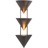 Aged Steel 28inch Versus Wall Sconce by Alora Lighting