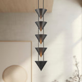 Aged Steel 48inch Versus Pendant by Alora Lighting
