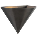Aged Steel 8inch Versus Wall Sconce by Alora Lighting