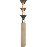 Aged Steel Versus Floor Lamp by Alora Lighting