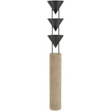 Aged Steel Versus Floor Lamp by Alora Lighting