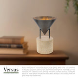 Aged Steel Versus Table Lamp by Alora Lighting