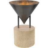 Aged Steel Versus Table Lamp by Alora Lighting