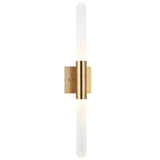 Aidyn Vanity Light Aged Gold Brass By Matteo