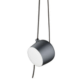Aim Plug-In Pendant Light Medium Anodized Blue Steel By Flos