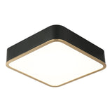 Ainslay Ceiling Mount 12 Inch Black + Aged Gold Brass