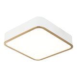 Ainslay Ceiling Mount 12 Inch White + Aged Gold Brass