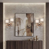 Aire 1719/2 Wall Sconce By Pedret, Finish: Gold, , | Casa Di Luce Lighting