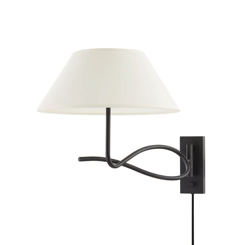 Alameda Plug-in Sconce - Forged Iron by Troy Lighting