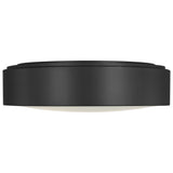 Albee Flush Mount Large Midnight Black By Generation Lighitng - Side View1