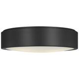 Albee Flush Mount Large Midnight Black By Generation Lighitng - Side View2