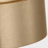 Albee Flush Mount Small Satin Brass By Generation Lighitng - Detailed View2