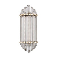 Albion Bath and Vanity Light - 16.5 Inch - Aged Brass by Hudson Valley