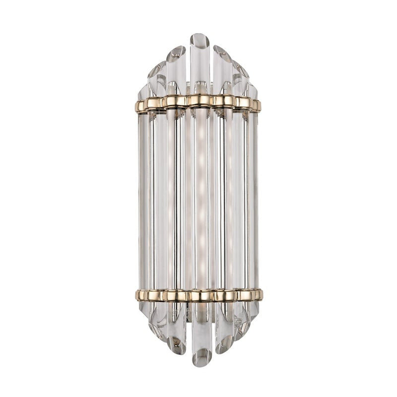 Albion Bath and Vanity Light - 16.5 Inch - Aged Brass by Hudson Valley