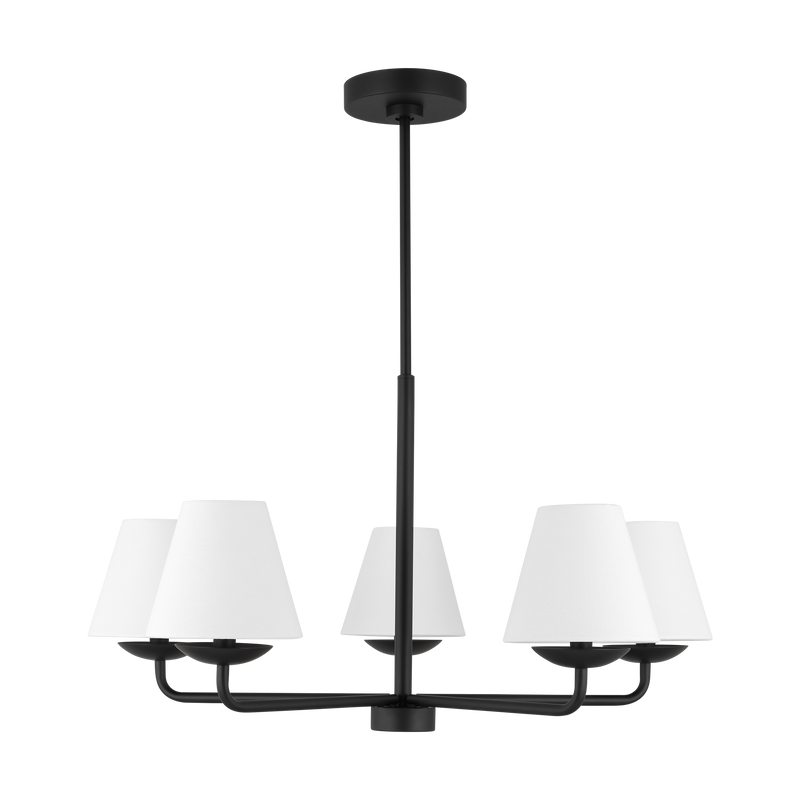 Albion Chandelier Midnight Black Small By Visual Comfort Modern