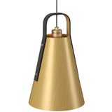 Alca Narrow Pendant Organic Gold By Accord