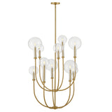 Alchemy Medium Multi Tier Chandelier - Lacquered Brass - by Hinkley