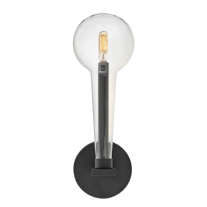 Alchemy Medium Single Light Sconce - Black - by Hinkley