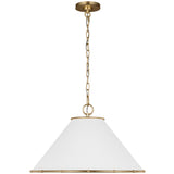 Aldric Pendant Large Gild By Visual Comfort Studio - Side View