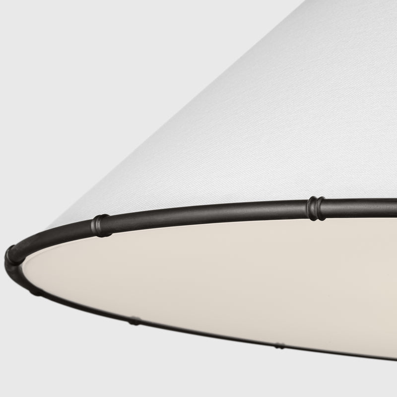 Aldric Pendant Medium Aged Iron By Visual Comfort Studio - Detailed View