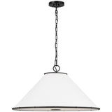 Aldric Pendant Medium Aged Iron By Visual Comfort Studio