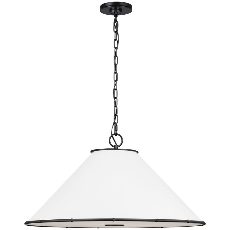 Aldric Pendant Medium Aged Iron By Visual Comfort Studio