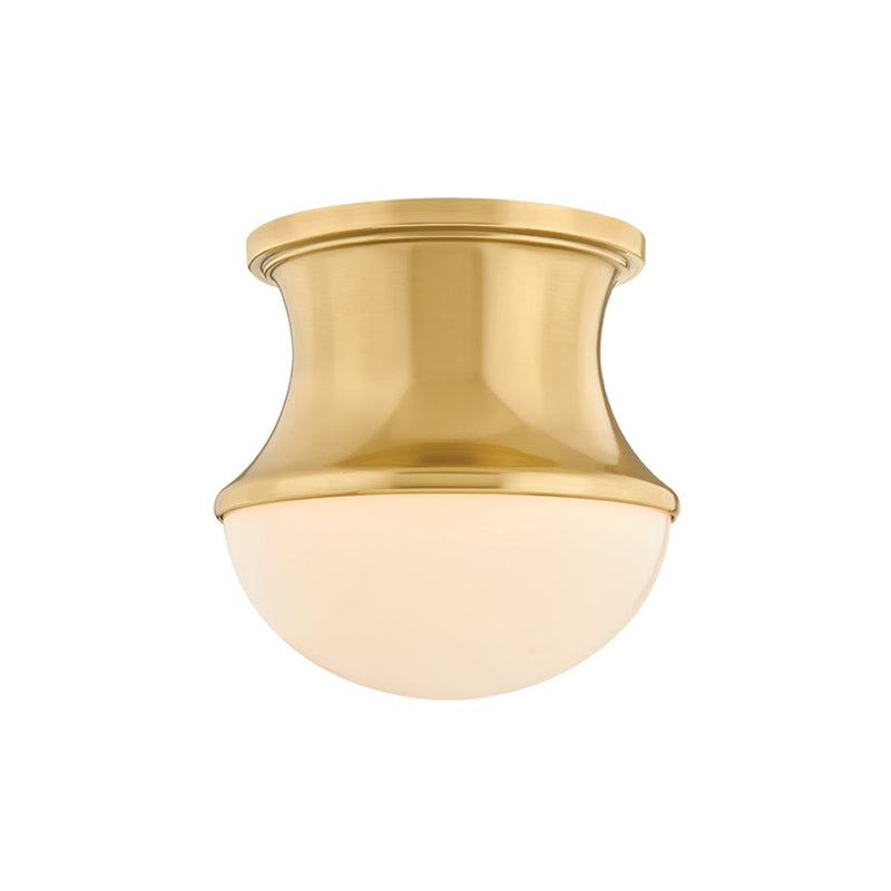 Aldrich Flush Mount - Aged Brass by Hudson Valley