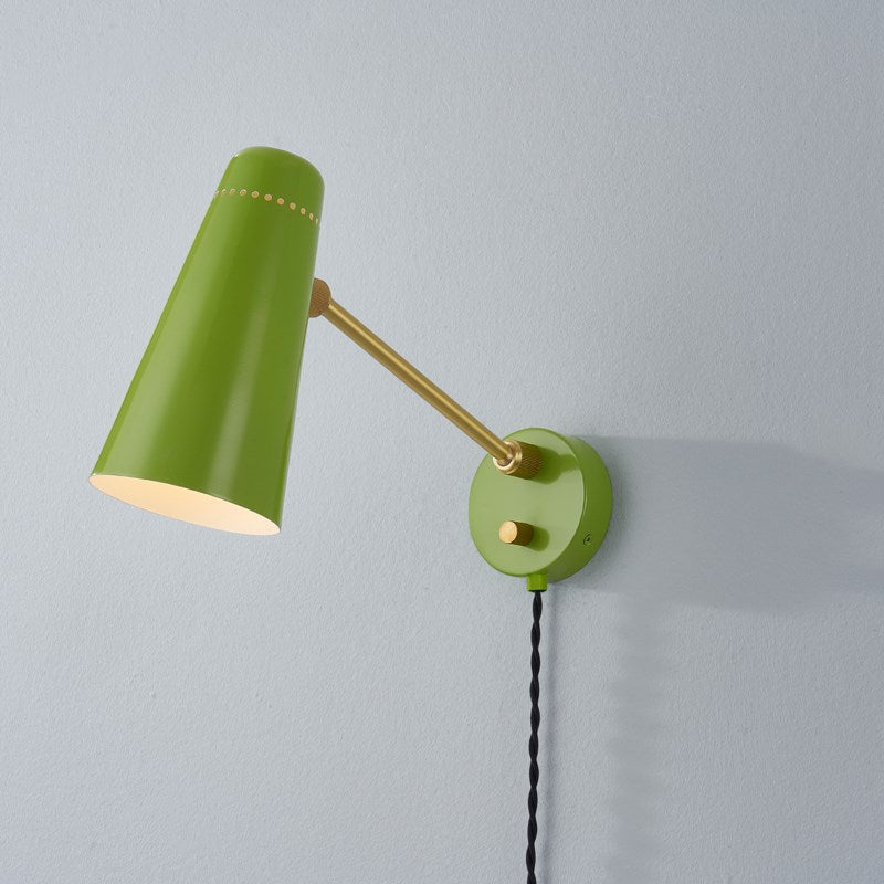 Alex Portable Wall Sconce Green By Mitz Lifestyle View