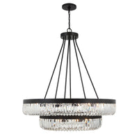 Alister 2-Tier Chandelier 42'' Charcoal Bronze