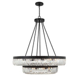Alister 2-Tier Chandelier 42'' Charcoal Bronze