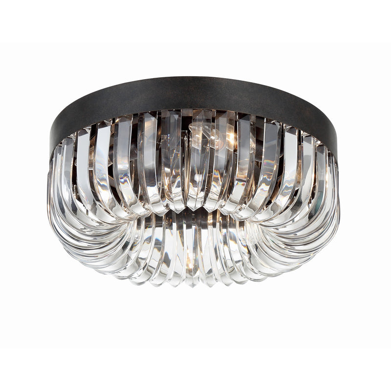Alister Flush Mount 15.25'' Charcoal Bronze