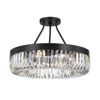 Alister Semi-Flush Mount 23.25'' Charcoal Bronze