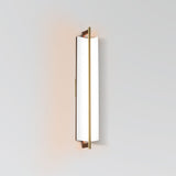 Allavo Vanity Light By Cerno, Size: Medium, Finish: Textured Black Brushed Brass, Color: Walnut