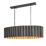 Allegra Linear Suspension Gunmetal / Gold by Maxim Lighting