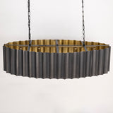 Allegra Linear Suspension Gunmetal / Gold by Maxim Lighting
