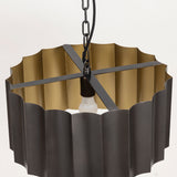 Allegra Pendant Light Large Gunmetal Gold By Maxim Lighting - Detailed View