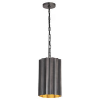 Allegra Pendant Light Small Gunmetal Gold By Maxim Lighting