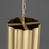 Allegra Pendant Light Small Weathered Brass By Maxim Lighting - Detailed View