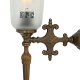 Allen 3 Arm Chandelier - Antique Brass
