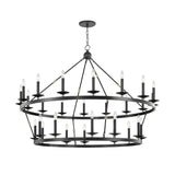 Allendale 2-Tier Chandelier - 28-Light - Aged Old Bronze by Hudson Valley