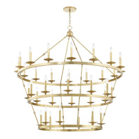 Allendale 3-Tier Chandelier - Aged Brass by Hudson Valley