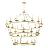 Allendale 3-Tier Chandelier - Aged Brass by Hudson Valley