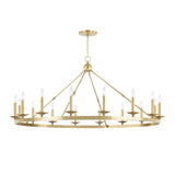 Allendale Chandelier - 16-Light - Aged Brass by Hudson Valley