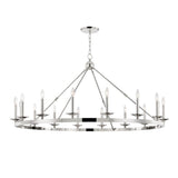 Allendale Chandelier - 16-Light - Polished Nickel by Hudson Valley