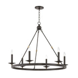 Allendale Chandelier - 6-Light - Aged Old Bronze by Hudson Valley