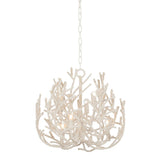 Allenhurst Chandelier - 6 Light in Cream Gesso by Corbett