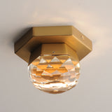 Allumettes 1-Light LED Flush Mount by ET2 - Gold