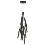 Allumettes LED Pendant by ET2 - 12-Light, Black