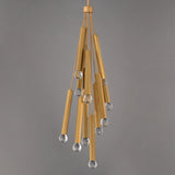 Allumettes LED Pendant by ET2 - 12-Light, Gold